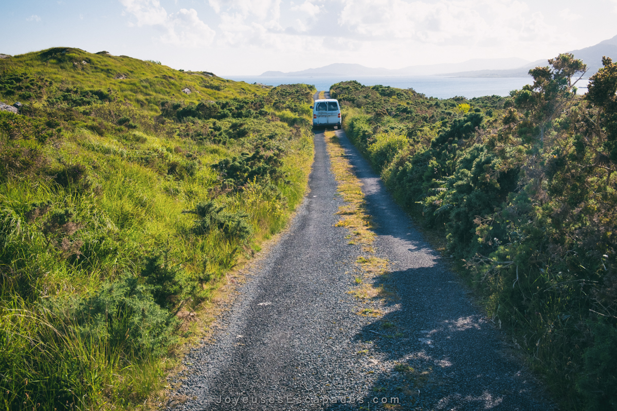 voyager en irlande en van